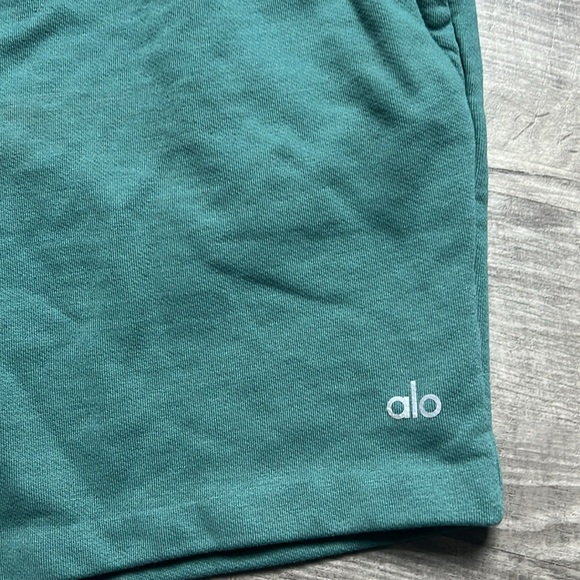 ALO Yoga Green Athletic Shorts with Elastic Waistband Sz Large - Picture 5 of 14